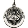 18.25mm Round San Juan de Los Lagos Medal in Sterling Silver