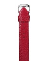 A vibrant red watch strap in luxe calf leather, fits size 1, 6 & 21 Philip Stein watch heads.