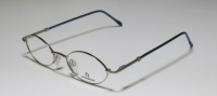 AUTHENTIC RODENSTOCK R4256 48-18-140 SILVER/BLUE FULL-RIM RX-ABLE OPTICAL EYEGLASSES/GLASSES/FRAMES/SPECTACLES WITH FLEXIBLE HINGES & DEMO LENSES - mens/womens/unisex