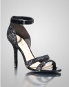 GUESS Laren Glitter Sandals, BLACK GLITTER (9)