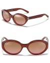 Play it coy in these cat eye frames from Tory Burch.