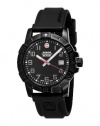 Wenger 79014 Sport 3 Swiss Military Watch, PVD, Rubber, Black