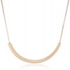 Kenneth Cole New York Metal Boost Gold Half Moon Necklace, 22