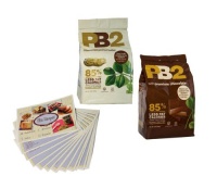 PB2 Powdered Peanut Butter and PB2 Powdered Cocoa Peanut Butter - 85% Less Fat and Calories - 16 Oz Each - 2 Pack - Free Bonus PB2 Recipe Cards Included (17 Cards in Total)