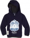 LRG - Kids Boys 2-7 Little Thermal Defense Hoodie, Navy, 6