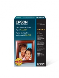 Epson Ultra Premium Photo Paper GLOSSY (4x6 Inches, 100 Sheets) (S042174)