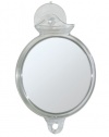 InterDesign Fog Away Suction Mirror, Clear