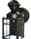 Heath/Zenith SL-4132-BK 150-Degree Bayside Mission Style Motion Sensing Decorative Security Lantern, Black