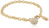 T Tahari Essentials Fireball Gold Charm Bracelet