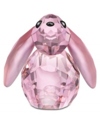 Some bunny to love. With a coat of faceted rose crystal and floppy frosted ears, Bella is surely the sweetest rabbit in Lovlots City Park. An adorable pet for Swarovski collectors!