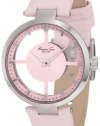 Kenneth Cole New York Women's KC2707 Transparency Transparent Dial with Pink Details Watch