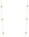 Anne Klein ASTRA Gold-Tone Topaz Colored Fireball Strand Necklace, 42