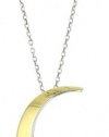 Elizabeth and James Eclipse Silver and Gold-Plated Pendant Necklace 16-18