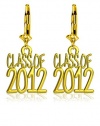 Small Class of 1965 Reunion Earrings, 11mm in 14K Yellow Gold