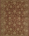 Area Rug 2x3 Rectangle Traditional Burgundy Color - Momeni Belmont Rug from RugPal