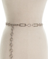 Add a silver lining to your look with this versatile Style&co. chain link belt.