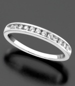 For the moments that are extra special. 14k white gold ring with round-cut diamonds (1/4 ct. t.w.).