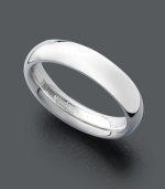 Round out your style. Triton ring for men features a white tungsten carbide band (5 mm) with a comfortable fit and dome design. Highly scratch resistant and hypoallergenic. Size 10.