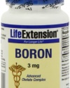 Life Extension Boron Caps 3mg Capsules, 100-Count