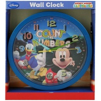 Disney Mickey Mouse Clubhouse Count The Numbers Plastic Wall Clock