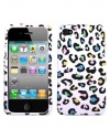 MYBAT IPHONE4HPCIM614NP Slim and Stylish Protective Case for iPhone 4 - 1 Pack - Retail Packaging - Colorful Leopard