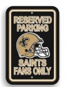 NFL New Orleans Saints Plastic Parking Sign