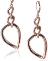 T Tahari Essentials Twisted Link Drop Earrings