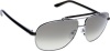 Tom Ford Adrian FT0243 Sunglasses - 08P Gunmetal/Black (Gray Green Gradient Lens) - 62mm