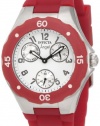 Invicta Women's 0701 Angel Collection Cranberry Multi-Function Rubber Watch