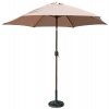 TropiShade 9-Foot Bronze Aluminum Poly Market Umbrella, Beige