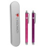 Chromo Inc.® Mesh Stylus Fun Gift Set - Extreme-Durable Pro Series, 1 Pink & 1 Purple Stylus in Chrome Gift Box - SPECIAL SALE (Reg $14.99)