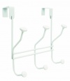 Amerock H55548-GW Multi Over-the-Door Hook, White