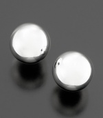 Shining silvertone studs add a glisten to your look. By Lauren Ralph Lauren.