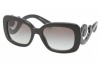 Prada 27OS 1AB3M1 Black 27OS Square Sunglasses