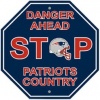 NFL New England Patriots Stop Sign