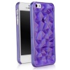 BoxWave Apple iPhone 5 RazMaDaz Case - Slim-Fit Ultra Lightweight Transparent Clear Hard Shell Case with 3D Faceted Gemstone Texture Designed for Apple iPhone 5 (Amethyst)