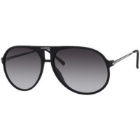 Carrera 56/S Men's Aviator Plastic Designer Sunglasses - Matte Black/Dark Gray Gradient / Size 60/14-135