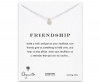 Dogeared Friendship Anchor Reminder 18 Necklace - Sterling Silver