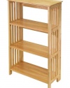 Winsome Wood Foldable 4-Tier Shelf, Natural