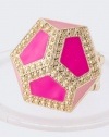 The Iconic Geometric Ring (Fuchsia)