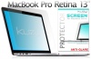 Kuzy - Retina 13-Inch Anti-Glare Screen Protector Film for Apple MacBook Pro 13.3 with Retina Display for Retina Display ONLY Model: A1425 Anti-Glare, Anti-Fingerprint, Matte