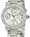 Anne Klein Women's  10-7899MPSV Diamond Accented Multi-Function Silver-Tone Watch