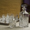 DUBLIN CRYSTAL 8 PIECE WHISKEY SET