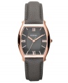 Rosy warmth brings instant appeal to this dusky Wallace collection watch by Fossil.