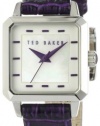 Ted Baker Women's TE2061 Right on Time Classic Square Diamond Cut Case Analog Watch