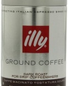 illy Caffe Scuro Drip Grind (Dark Roast, Brown Band), 8.8-Ounce Tins (Pack of 2)