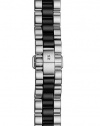 Michele Deco 18 mm Stainless Steel with Black Ceramic Links Bracelet MS18DX235001