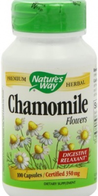 Nature's Way Chamomile Flowers ,  350 mg, 100 Capsules