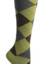 HUE Women's Argyle Knee Sock