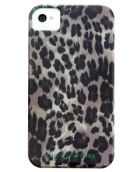 Fancy something wild? Upgrade your iPhone with instant attitude with this posh, leopard print case from Juicy Couture. Durable and designed to easily slip into a pocket or purse, it keeps your favorite tech toy perfectly protected. Fits iPhone 4 and 4S.